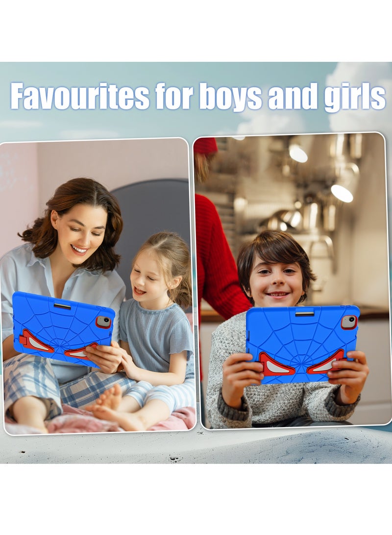 Spider Style Case Compatible for iPad Air 11 inch M2 2024 /iPad  Air 11 inch M3 2025 Shockproof Protective Cover with Pencil Holder Kickstand for Kids Children - Image 5