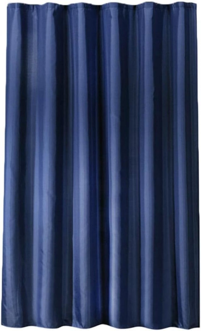 GALPADA Waterproof Polyester Bath Shower Curtain 180x180cm Thickened Blue Hanging Curtain for Bathroom Bathtub - Image 1