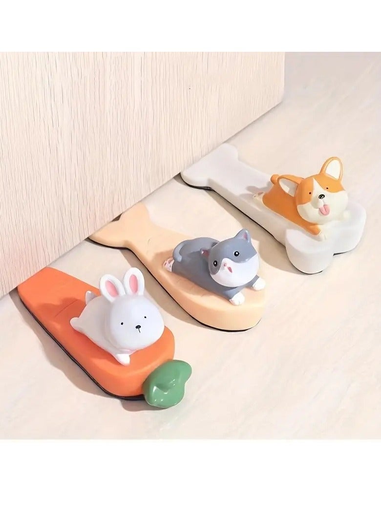 Gonice Animal Anti-collision Door Plug, Cartoon Windproof Door Stopper, Safety Door Block  - Image 2