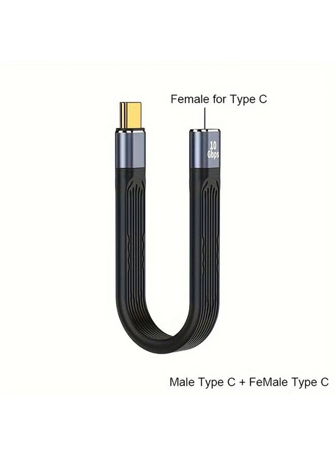 Female Type C To Female USB Cable 10Gbps 4K Ultra HD Charging OTG Adapter - Image 5