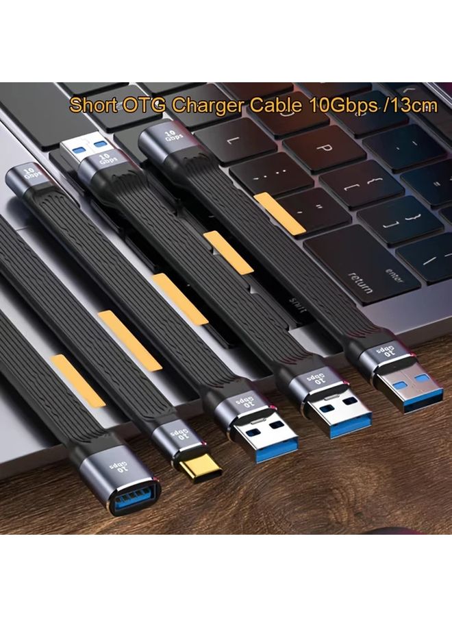 Female Type C To Female USB Cable 10Gbps 4K Ultra HD Charging OTG Adapter - Image 1