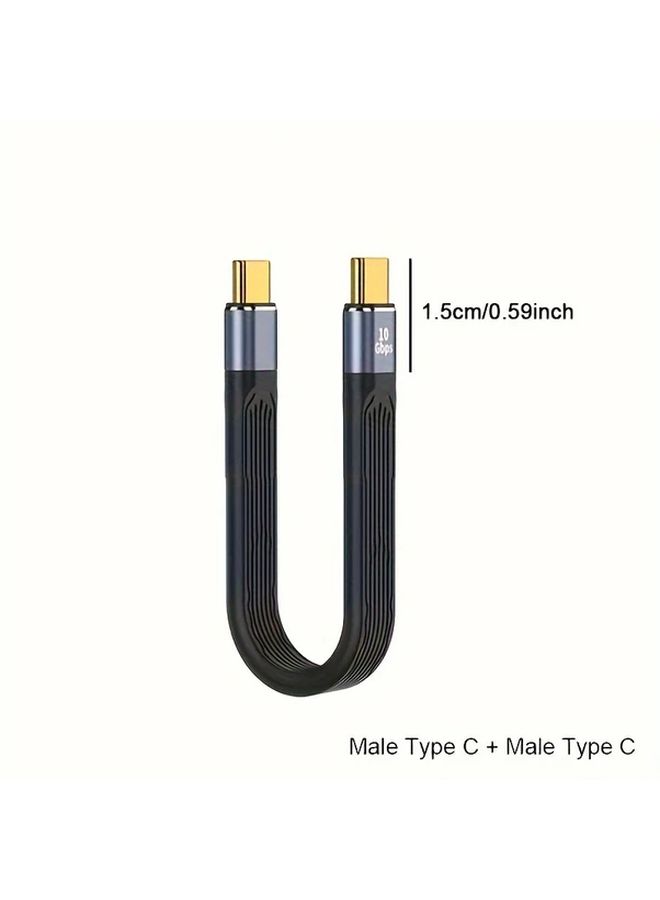 Female Type C To Female USB Cable 10Gbps 4K Ultra HD Charging OTG Adapter - Image 2