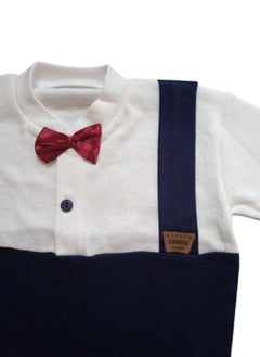 Generic Bodysuit for baby children - summer - boys - mixed cotton – round neck - with buttons  - Image 2