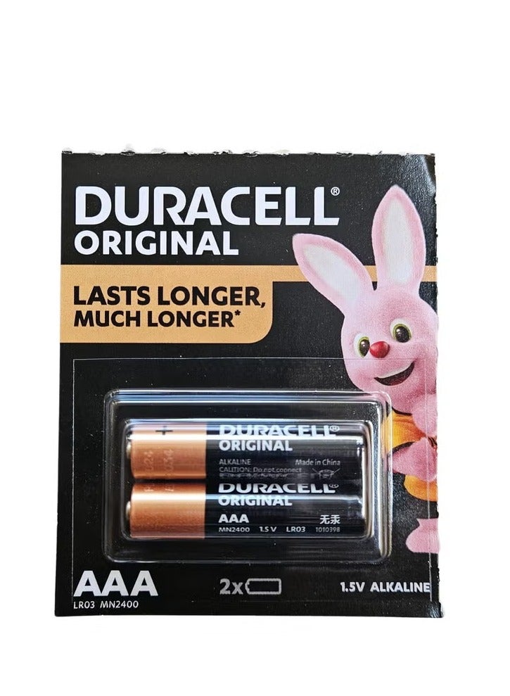 دوراسيل بطارية ايه ايه ايه دوراسيل 1.5 فولت قلوية عبوة من قطعتين