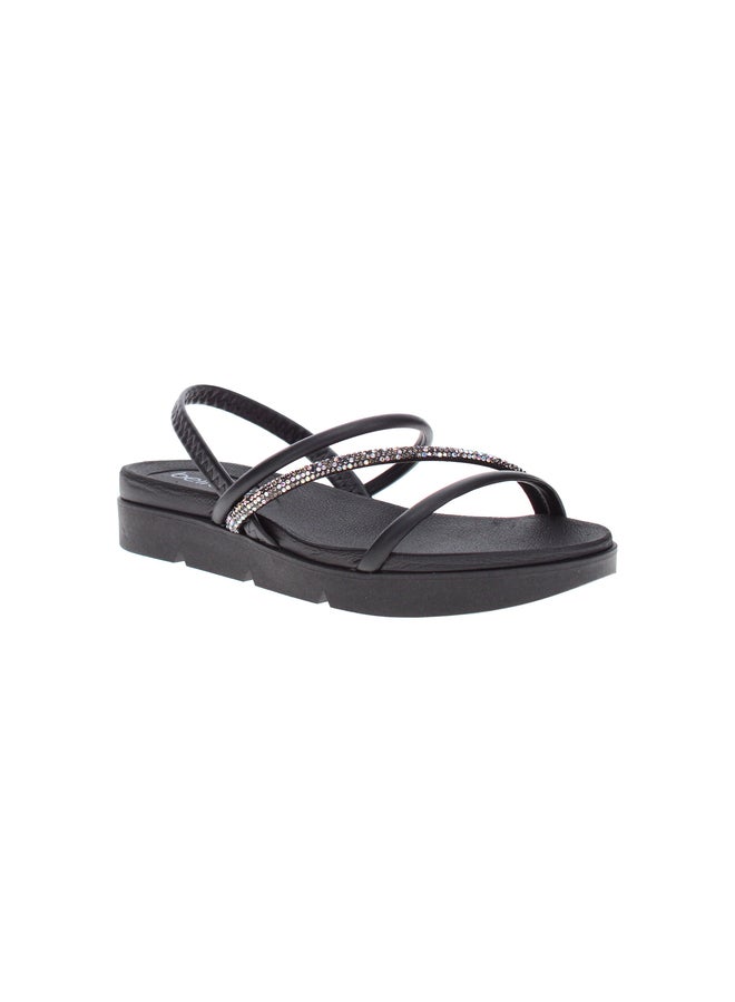 Beira Rio Slip-On Thong Sandals with Metal Accent Detail - Image 5