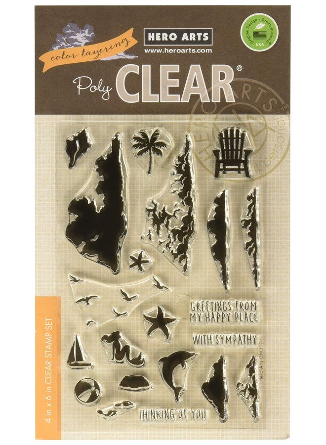 Hero Arts Cm317 Clear Stampscolor Layering Sea & Sky - Image 1