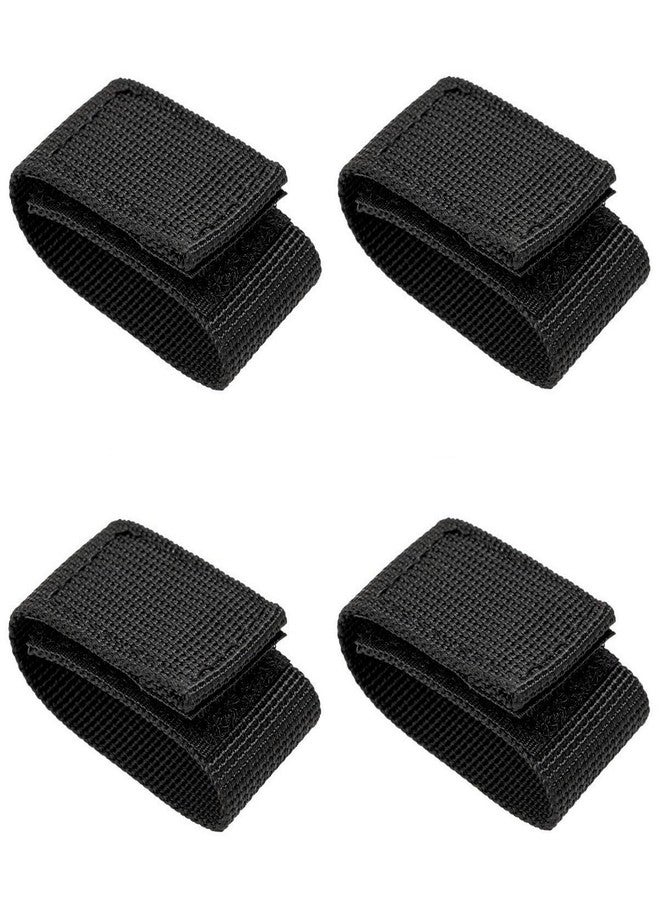 TACNEX Duty Belt Keepers w/Hook & Loop Closure for 1" Wide Utility Belt Loop Stays Nylon Tactical Backpack Strap Holder Retainer Police Law Enforcement Security Military Accessories BK - Image 3
