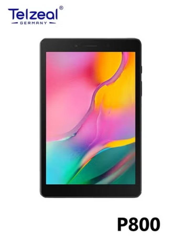 Telzeal P800 8-Inch Android 12 Tablet, 6GB RAM, 256GB Storage, Dual SIM 4G LTE + 5G Wi-Fi, 5000mAh Battery, Slim Portable Design with Wireless Keyboard Bundle – Pink - Image 3