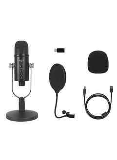 General USB Microphone 192KHZ/24-bit PC Podcast Condenser Microphone Kit with OTG Adapter Sound Chipset for Gaming, Recording, Singing, YouTube  - Image 1