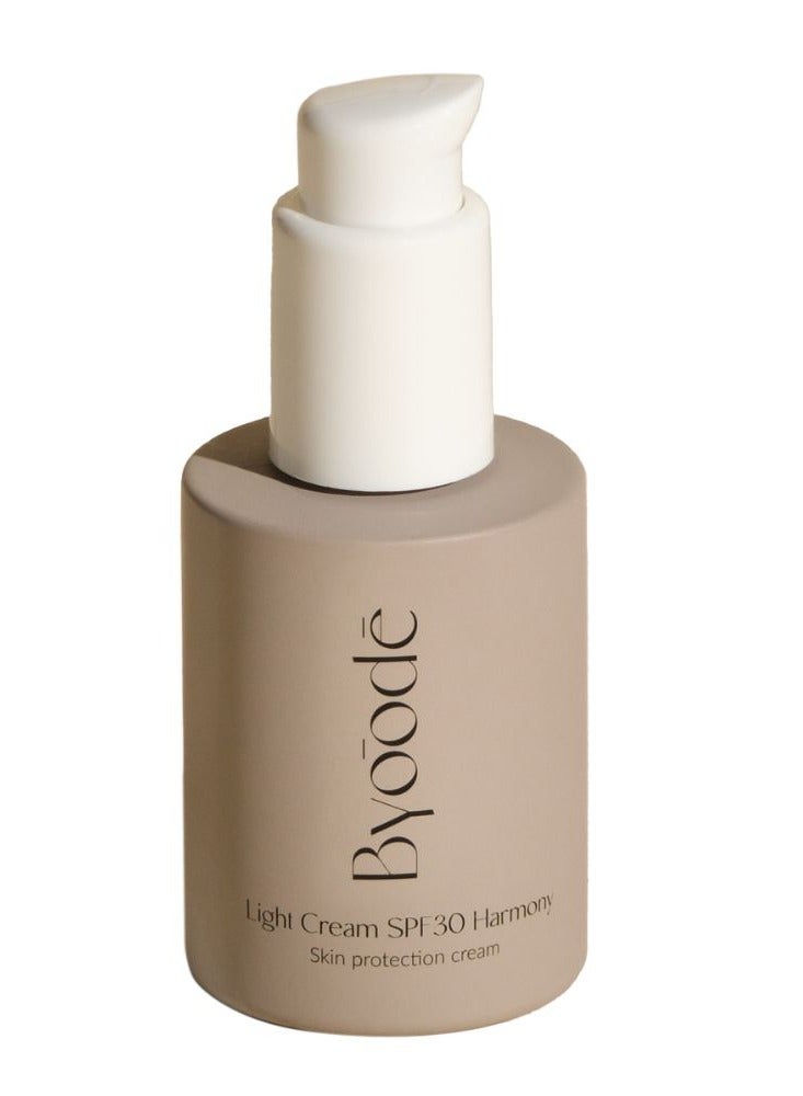 Byoode Light Cream SPF30 Harmony - Sun Protection 30ml - Image 1