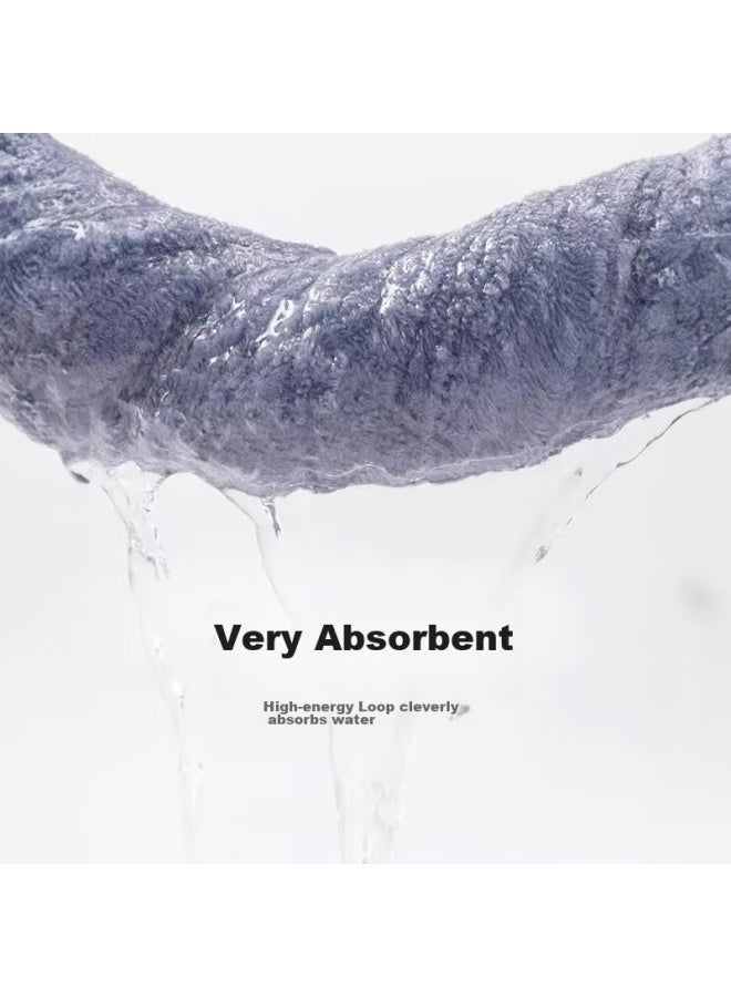 Grace 3A Grade Pure Cotton Towels 2-Pack, Soft Antibacterial Thickened Xinjiang Cotton Absorbent Face Towels, Pink + Light Camel - Image 2