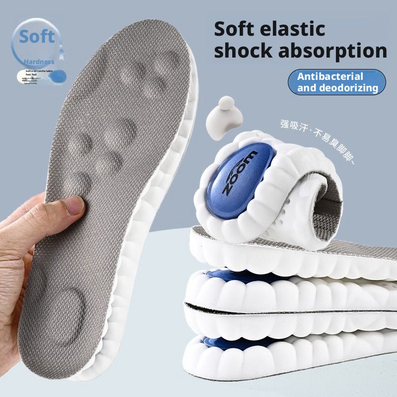 Cloud-like 4D Arch Support Insole, High Elasticity, Shock Absorption, Antibacterial & Odor Resistant - Image 1
