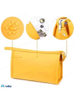 FunBlast Pouches for Women - Cosmetic Pouch Makeup Pouch, Toiletry Pouch for Women, Multipurpose Pouch Case with Zipper Lock, Portable Travel Kit Bag, Money Purse for Girls & Women (Yellow) - pzsku/Z7F65D98F59388908CB4FZ/45/_/1738306054/c5070b2d-6202-4101-a602-7b83923f1a6f