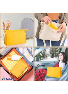 FunBlast Pouches for Women - Cosmetic Pouch Makeup Pouch, Toiletry Pouch for Women, Multipurpose Pouch Case with Zipper Lock, Portable Travel Kit Bag, Money Purse for Girls & Women (Yellow) - pzsku/Z7F65D98F59388908CB4FZ/45/_/1738306065/5147a9a1-a255-4764-958d-30c9f057d289