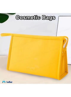 FunBlast Pouches for Women - Cosmetic Pouch Makeup Pouch, Toiletry Pouch for Women, Multipurpose Pouch Case with Zipper Lock, Portable Travel Kit Bag, Money Purse for Girls & Women (Yellow) - pzsku/Z7F65D98F59388908CB4FZ/45/_/1738306067/6e9ef72e-36ca-4987-b379-7f727e87bfd1