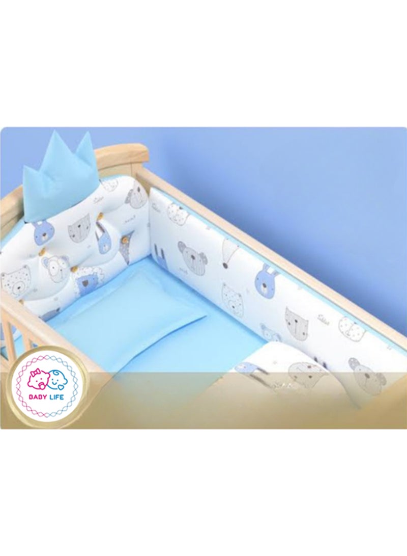 Baby Life طقم سرير مكون من خمس قطع 116 × 61