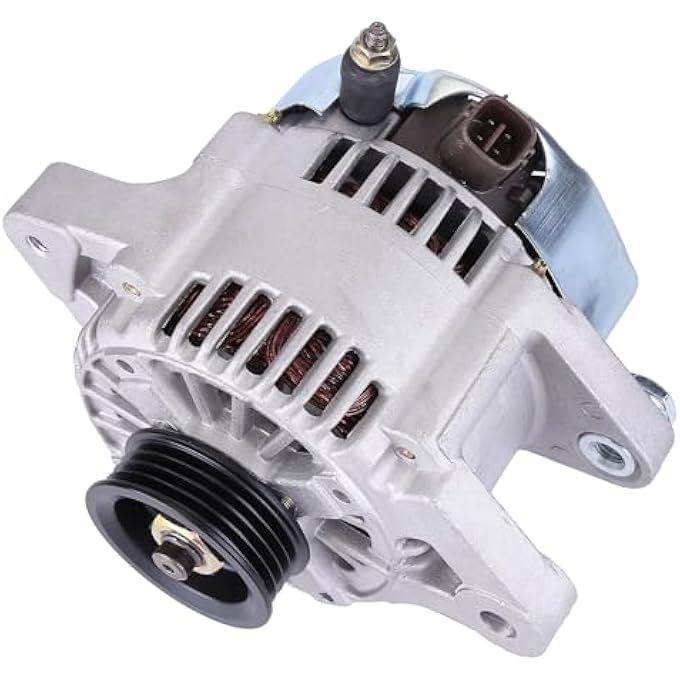 Oskkude New Alternator Compatible with 2006 2007 2008 2009-2015 Yaris 1.5L L4 1497cc Car Alternator 12 Volt CW 80 Amp Alternator 12V Replace 27060-21150 27060-21151 104210-8180 11203 Car Alternators - Image 1