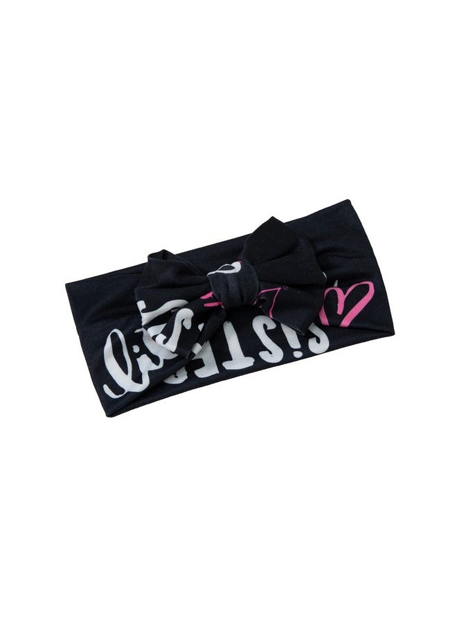 Galabloomer Newborn Receiving Blanket Headband Set Flower Print Baby Swaddle Receiving Blankets (Black Sister)  - Image 4