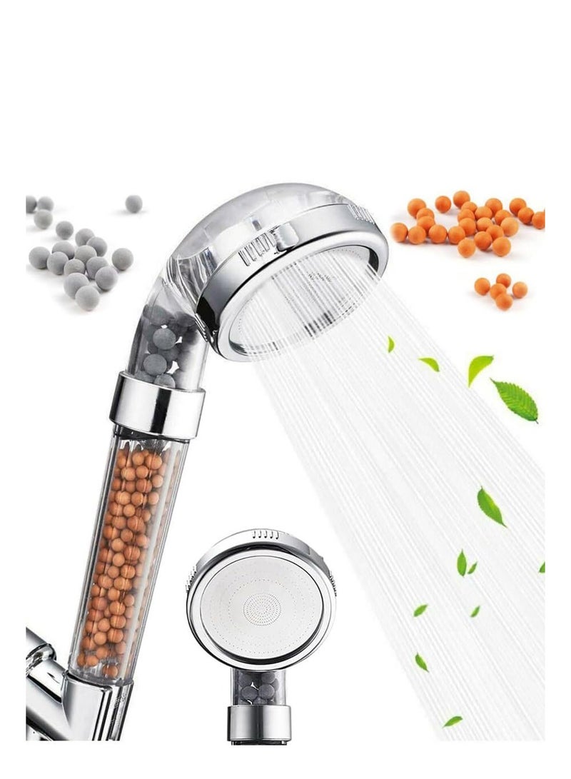 High-Pressure Handheld Shower Head – Water-Saving with Negative Ion Technology, 3 Spray Modes, Built-in Purification Filter, Stylish ABS Design, Easy Tool-Free Installation, Spa-Like Shower Experience for Skin & Hair Care! - Image 1