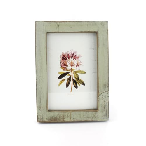 Zhenzan Frames 4x6 Inches Simple Rectangular Desktop Family Picture Photo Frame with Glass Front (Green) - Image 1
