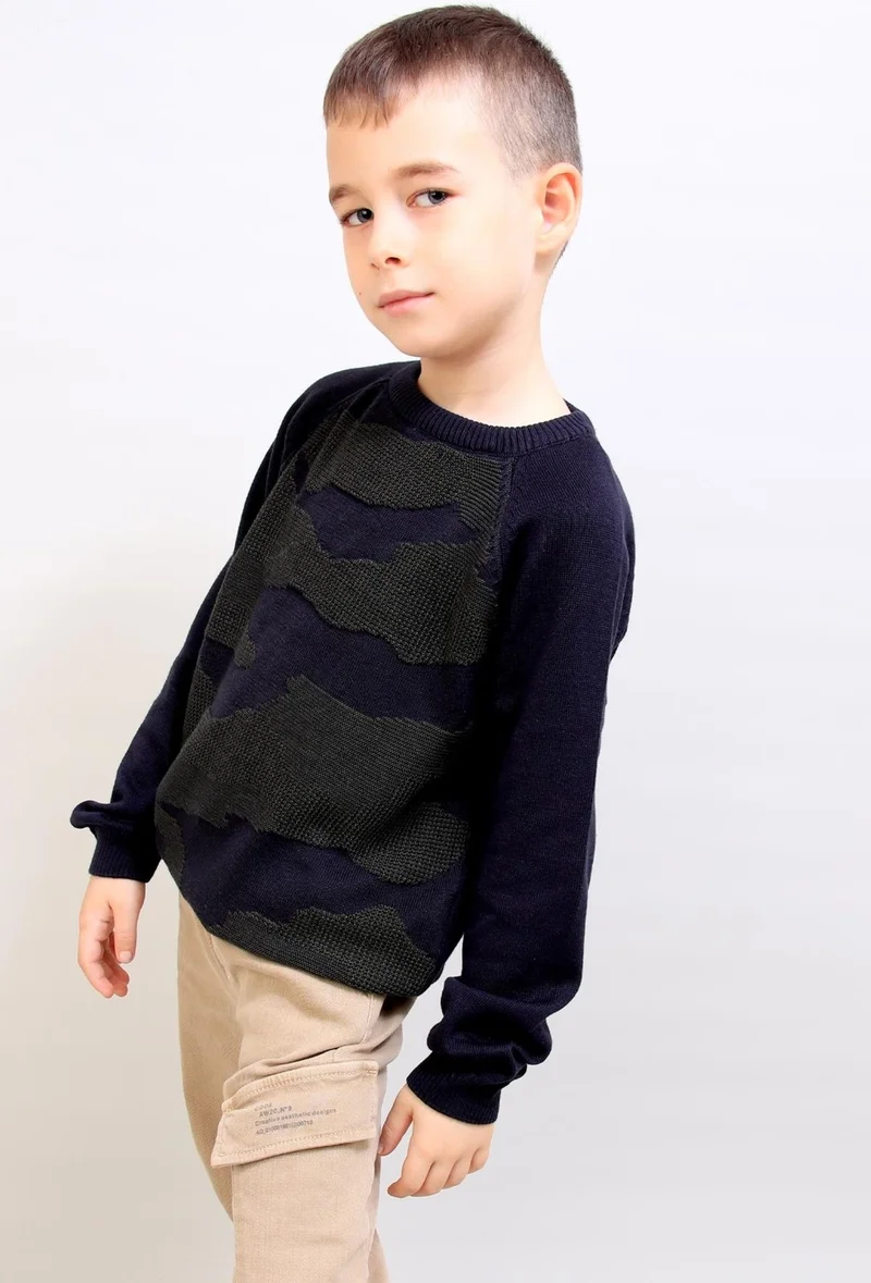 Alexander Gardi Kids Camouflage Patterned Sweater (C19-AG50470)
