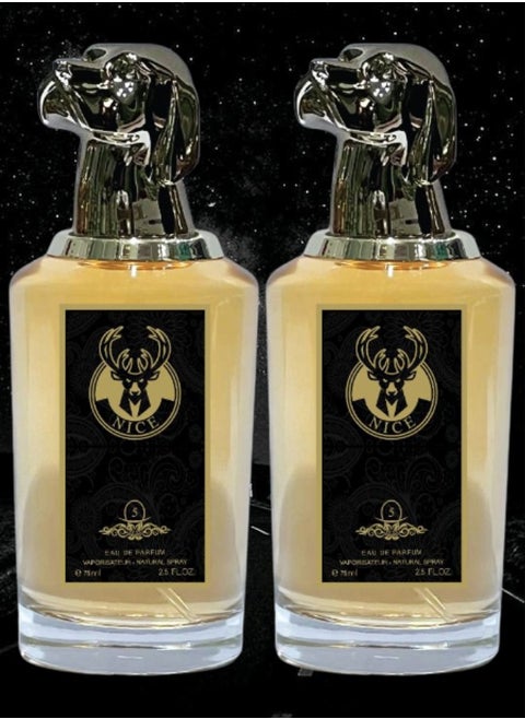 2 Pieces Nice Perfume Number 5 75ml EDP