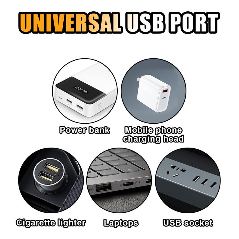 GLSOWEE USB Car Roof Star Night Light, Portable Adjustable LED Show Romantic Atmosphere Star Night Projector, Car Interior Decoration for Wedding Car, Ceiling, Bedroom, Party - Image 5