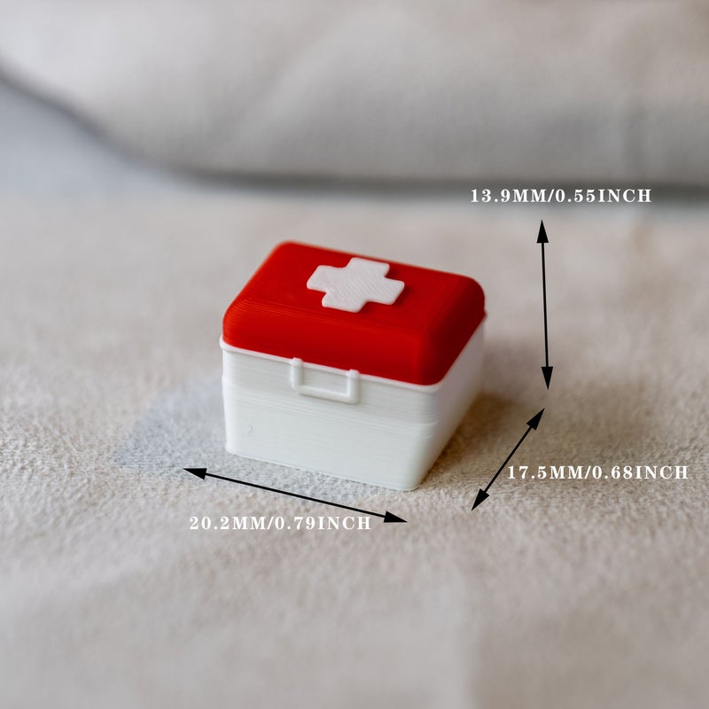 Medical Kit Keycaps Universal Cross Design Smooth Y Feel Mechanical Keyboard Compatible - Image 3