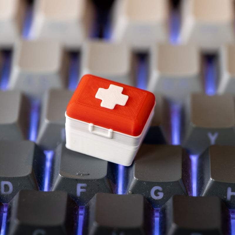 Medical Kit Keycaps Universal Cross Design Smooth Y Feel Mechanical Keyboard Compatible - Image 5