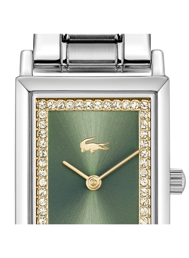 LACOSTE ساعة يد أنالوج نسائية خضراء مستطيلة من لاكوست - 2001406 - Image 4