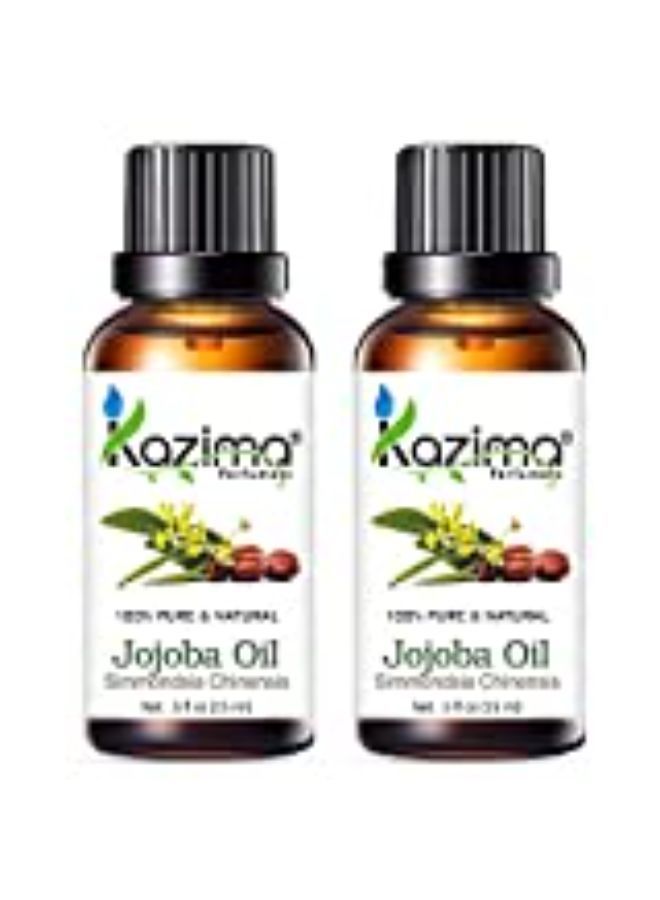 KAZIMA Jojoba Carrier Cold Pressed Oil (Pack Of 2) With Dropper 15Ml Pure Natural - Used For Skin Benefits, Face, Hair Growth, Hair Growth, Beard Growth, Acne, Body Massage, Oily Skin And Hair  - Image 3