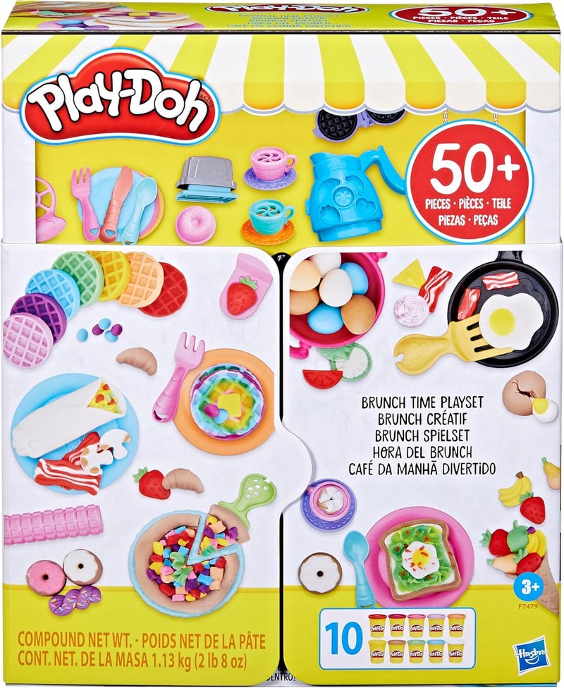 Play-Doh Brunch Time Kitchen Playset with 54 Accessories for Kids - Image 3