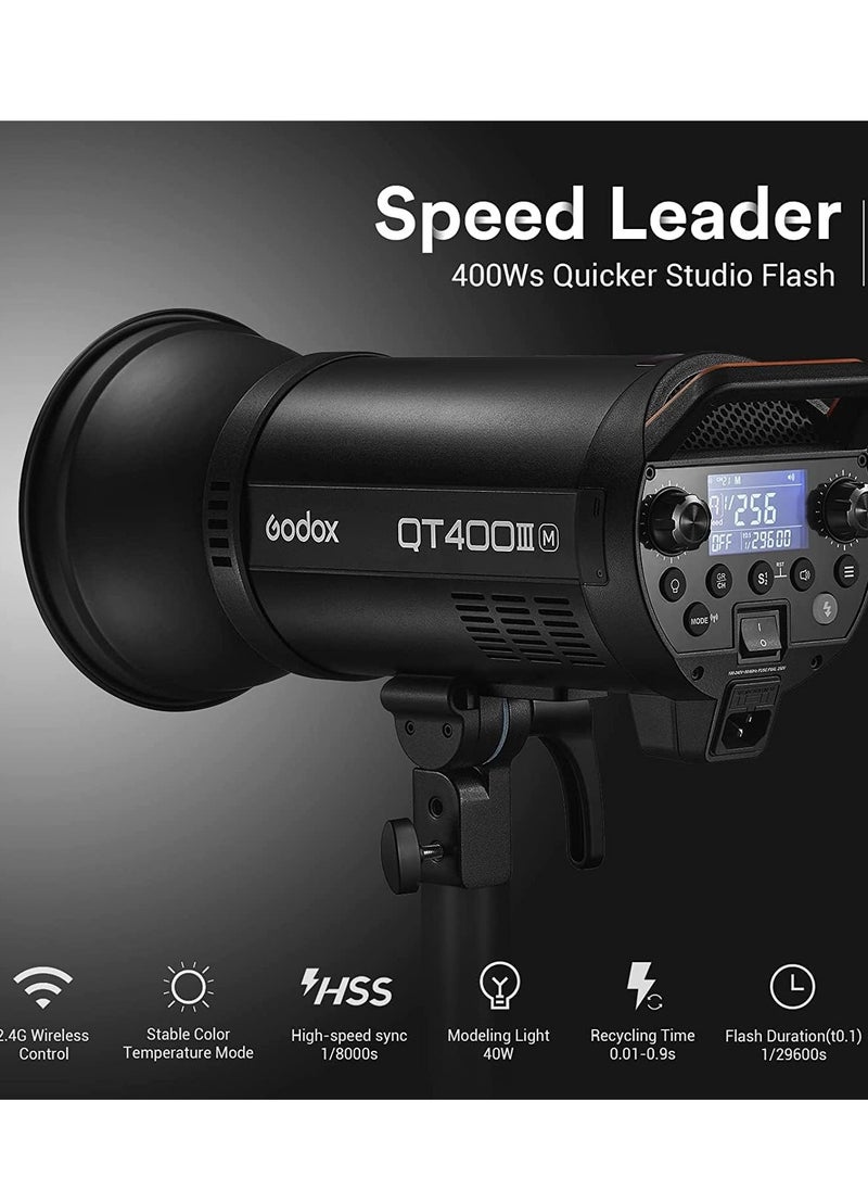Godox QT400IIIM Quicker Studio Flash  - Image 3