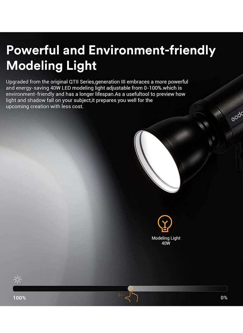 Godox QT400IIIM Quicker Studio Flash  - Image 4