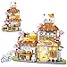 NEWABWN Japanese Street View Taiyaki Shop Mini Building Blocks for Girls 612 MOC Creative Building Toys Cute Panda Building Set Simulation Architecture Construction Toy Gift Idea for Kids Adults 923 PCS - Image 3