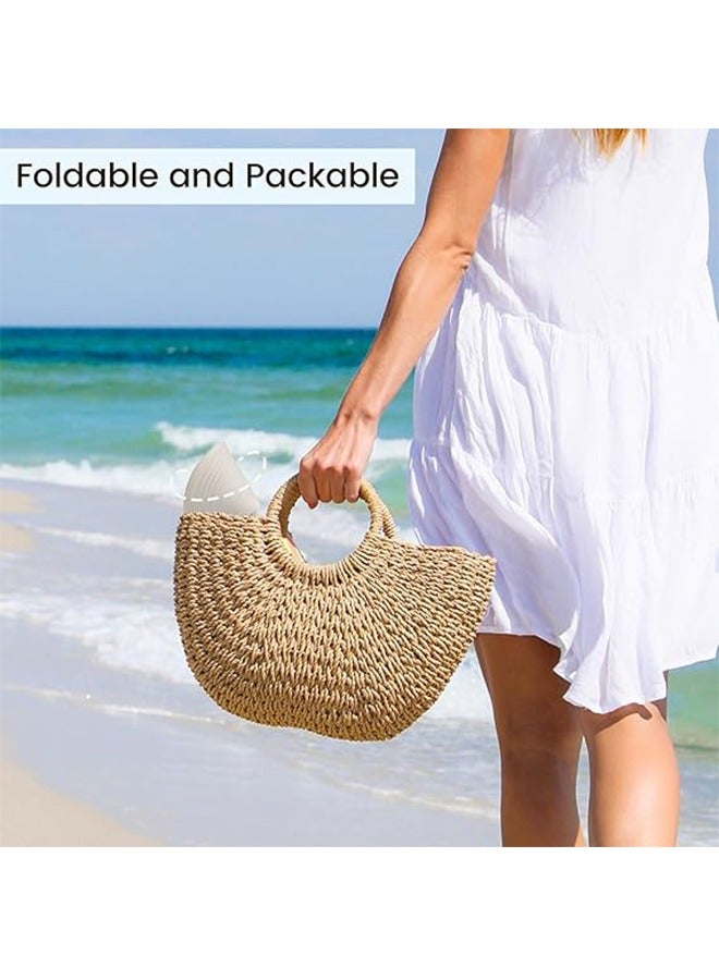 3Pcs Sun Visor Hats for Women, Wide Brim Sun Hats for Women UV Protection, Ponytail Quick Drying Knitted Elastic Running Visors with Empty Top for Outdoor Activities - Image 5