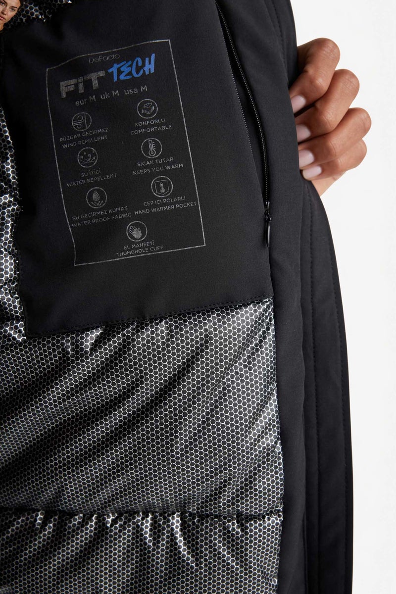 ديفاكتو جاكيت وتر بروف قصة عادية بكابيشون وبطانة صوفية - Image 3