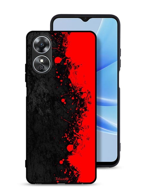 Oppo A17 Protective Case Cover Paint Abstract Pattern