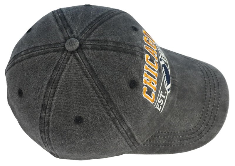 Terojnkl Embroidered City Football Hat for Men Women, Adjustable Unisex Cotton Fans Baseball Cap - Image 4