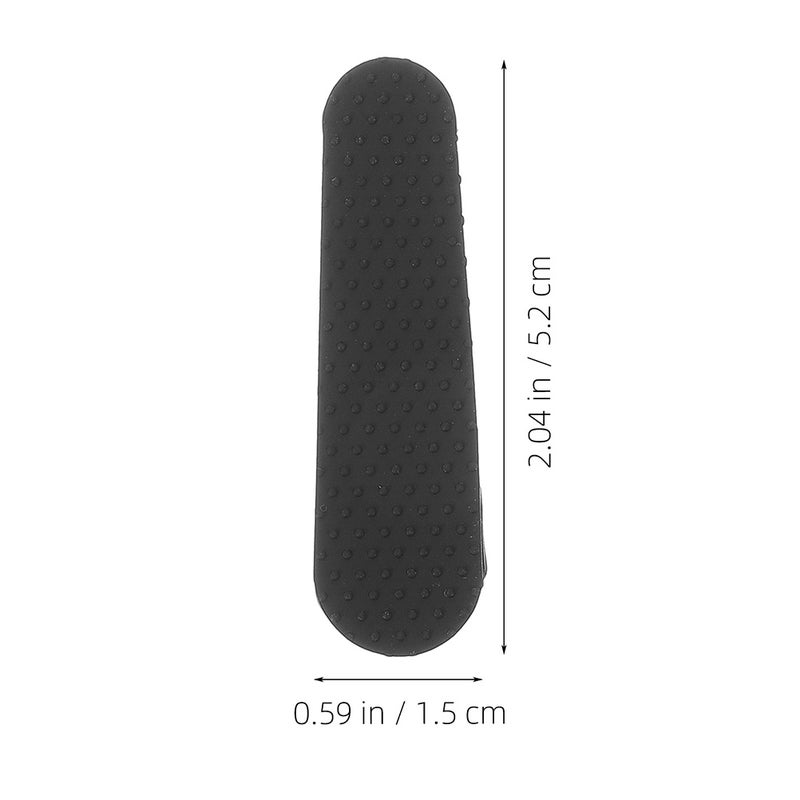 200pcs Non- Adhesive Strips for Clothing Hangers Silicone Anti-Skid Pads with Fins Protect Clothes from Slipping Deformation Closet Organization - Image 3