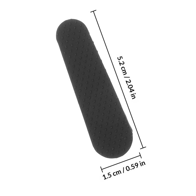 200pcs Non- Adhesive Strips for Clothing Hangers Silicone Anti-Skid Pads with Fins Protect Clothes from Slipping Deformation Closet Organization - Image 2