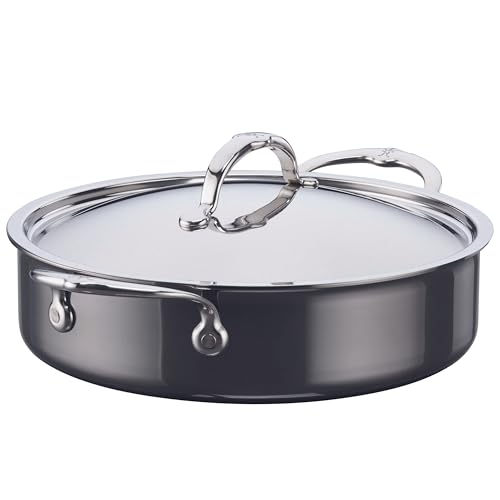 Hestan - NanoBond Collection - Stainless Steel Titanium Sauteuse, Induction Cooktop Compatible, 3.5 Quart - Image 1