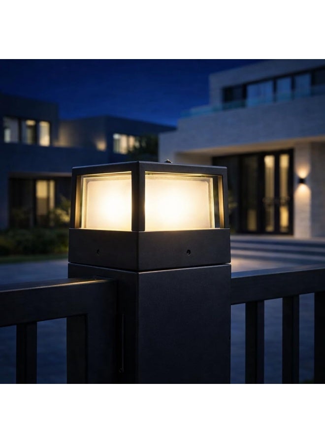 AFN Modern Outdoor Post Light Waterproof LED Gate Pillar Lamp for Garden Fence Lighting Energy Saving Decorative Exterior Light for Home Yard Pathway Lighting Fixture Durable Design - Image 5