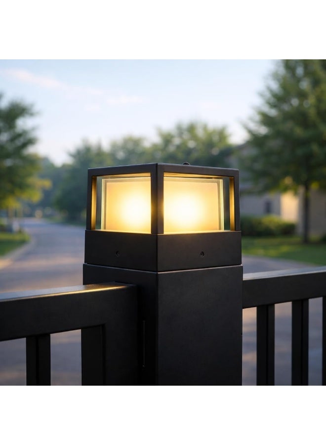 AFN Modern Outdoor Post Light Waterproof LED Gate Pillar Lamp for Garden Fence Lighting Energy Saving Decorative Exterior Light for Home Yard Pathway Lighting Fixture Durable Design - Image 1