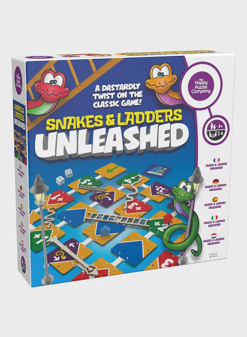 The happy puzzle company Snakes & Ladders Unleashed Board Game