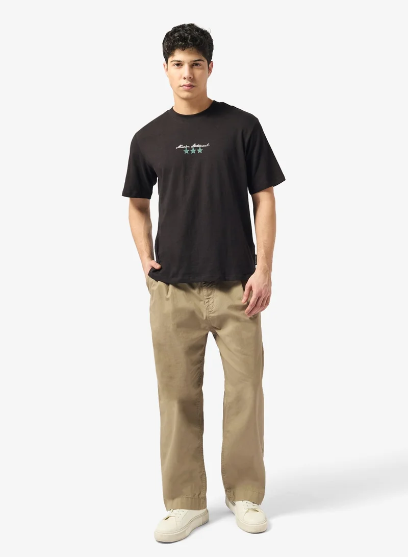 JACK & JONES  Graphic Crew Neck T-Shirt for Men | Best Price UAE