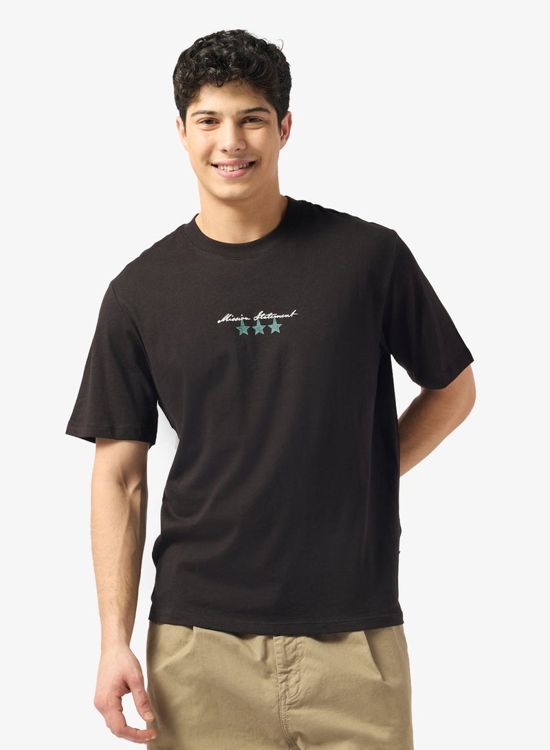 JACK & JONES Graphic Crew Neck T-Shirt - Image 1