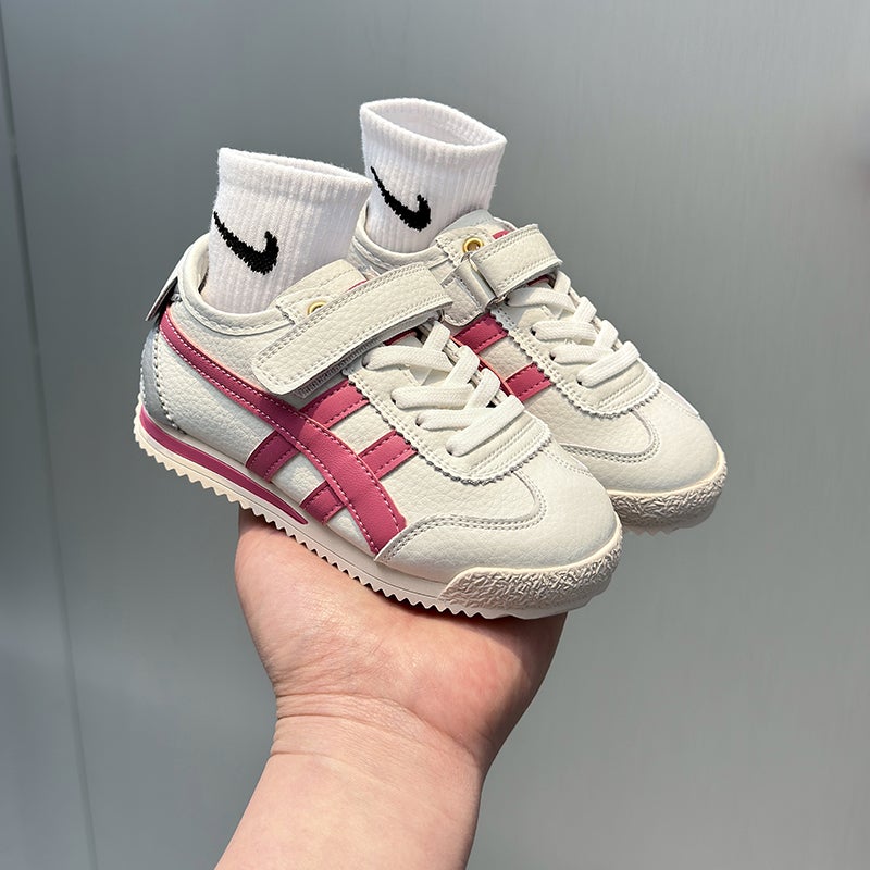 أحذية البنات أحذية Forrest Gump 2025 ربيع وخريف أحذية رياضية جديدة للأطفال أحذية رياضية للأولاد أحذية أبيضة للأطفال - Image 4