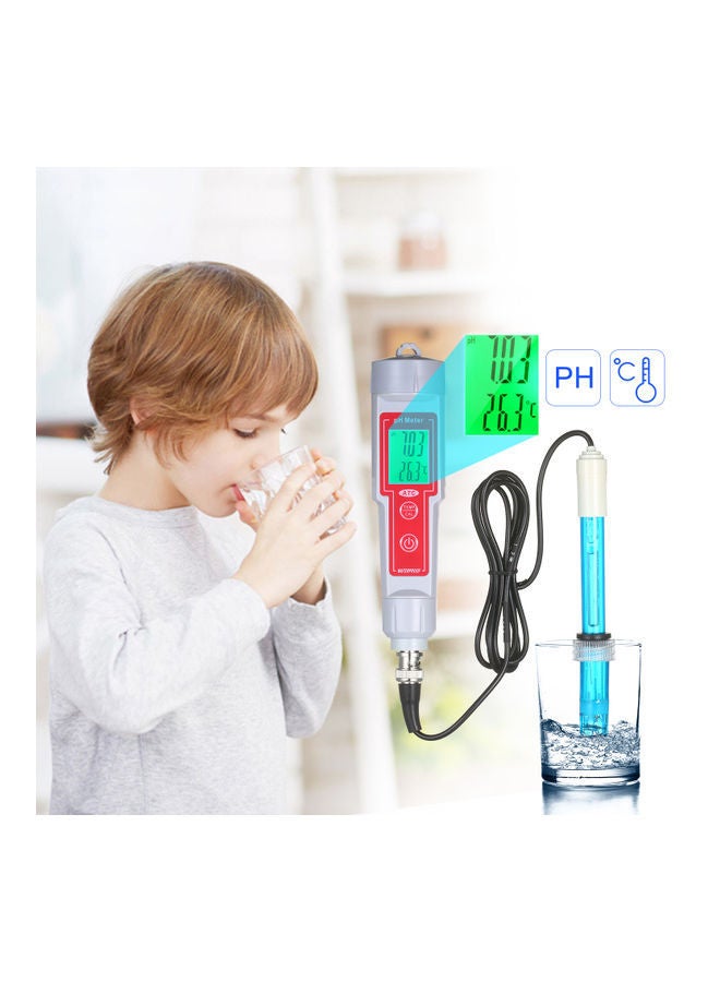NIBEMINENT pH-618L Portable Pen Type pH Test Gauge Multicolor 19.50X5.50X16.80cm - Image 1