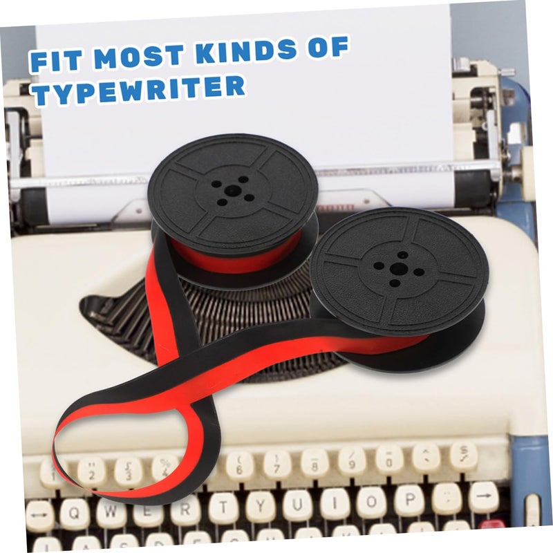 4 Sets Typewriter Ribbon Ink Replacement Spool Black Household Typewriter Accessory - Image 4